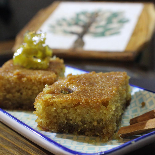 DULCES HARISSE DE SÉMOLA Y PECANA